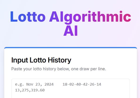 Lotto AI